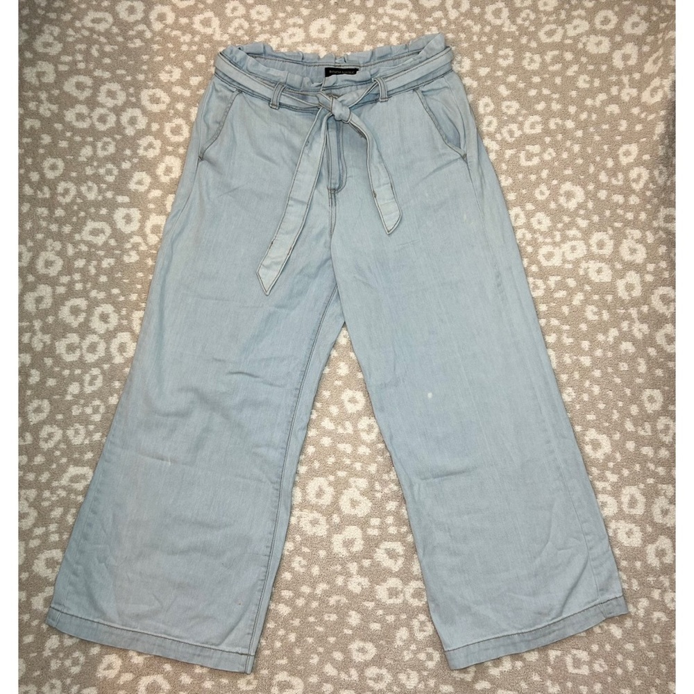 Banana Republic Light Blue Wide Leg High Rise Jeans